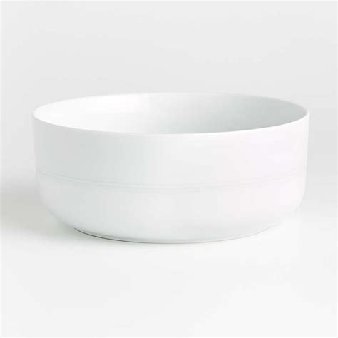 Hue White Serving Bowl Reviews Crate And Barrel