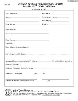 Fillable Online Laborcommission Utah Labor Commision Utah Form Fax