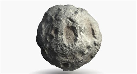 3d Model Of Asteroid Comet Meteor