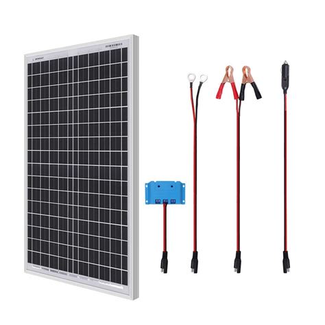 Renogy Kit Panneau Solaire Kit De D Marrage Solaire Monocristallin W