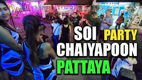 Soi Chaiyapoon Pattaya Nightlife Assienda Bar Party And Surströmning