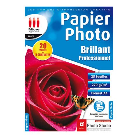 Papier Photo Haut De Gamme Micro Application