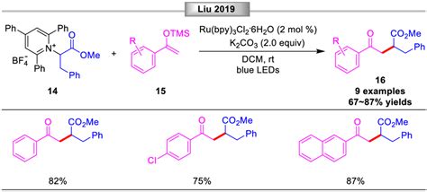 Visible Light Mediated Fragmentation Of Katritzky Salts And Subsequent