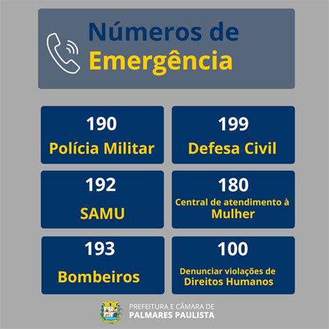 Utilidade Pública Números De Emergência