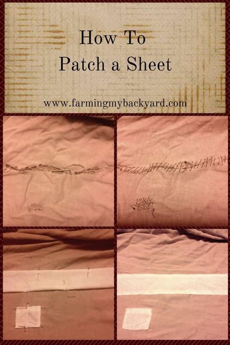 How To Mend A Sheet Make Do And Mend Mend Visible Mending