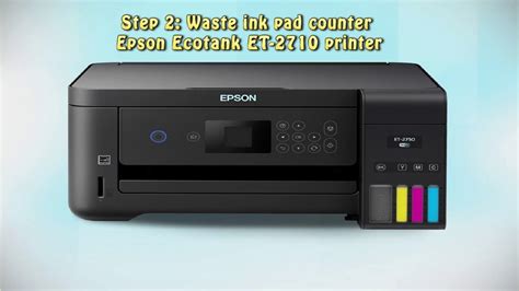 Reset Epson Ecotank Et 2750 Waste Ink Pad Counter Youtube