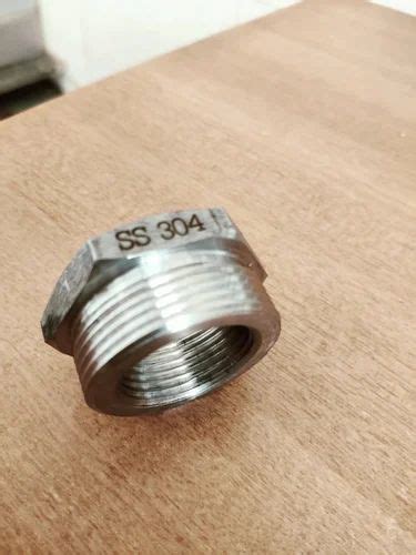 Round Circular Stainless Steel Hexagon Bushing Material Grade Ss