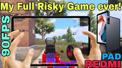 Redmi Pad Pubg Test🔥my Full Risky Game Ever🥵 Eriangle 90fps Pubg Test