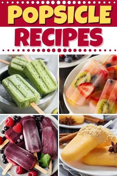 20 Easy Homemade Popsicle Recipes - Insanely Good