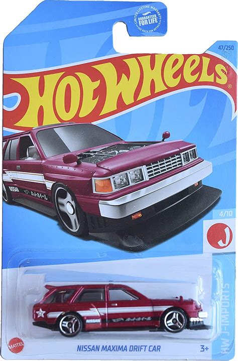 Hot Wheels Nissan Maxima Drift Car Red 2023 HW J Imports Walmart