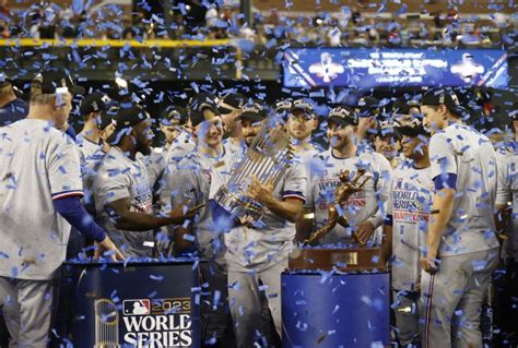 In photos: MLB: Texas Rangers capture first World Series title - All ...