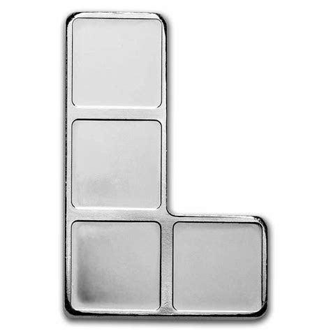 TETRIS L-Tetrimino Block 2023 1 oz Pure Silver BU Coin - Niue - The ...