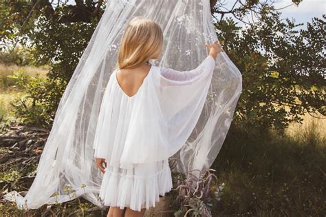 Bella Bimba Poupees Vestido capa tul rústico rosa nude Verano 2023 Dados moda infantil