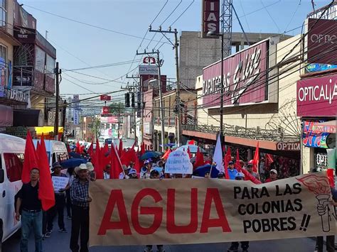 Marchan habitantes de Nicolás Romero por falta de agua La Jornada