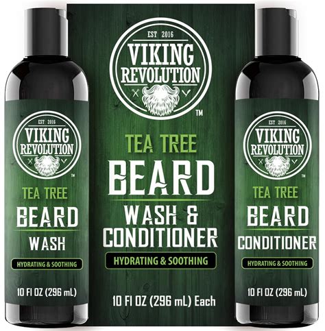 Amazon Viking Revolution Tea Tree Oil Beard Wash And Beard