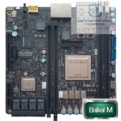 Е107 серверная плата mini-ITX для СХД на российском процессоре Байкал ...