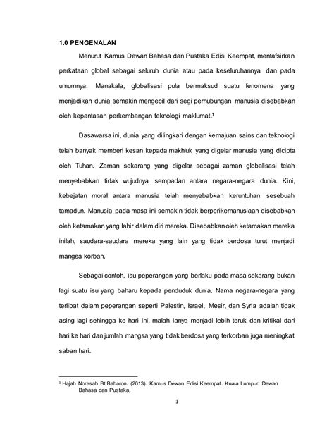 Cabaran Dan Isu Semasa Dunia Docx