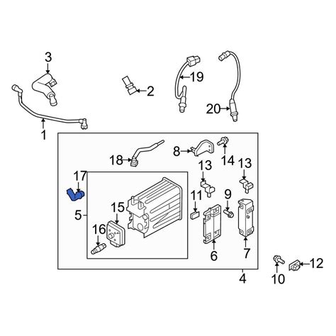 Ford Oe L Z E A Evaporative Emissions System Lines