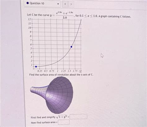 Solved Let C Be The Curve Y E X E X For X A Chegg