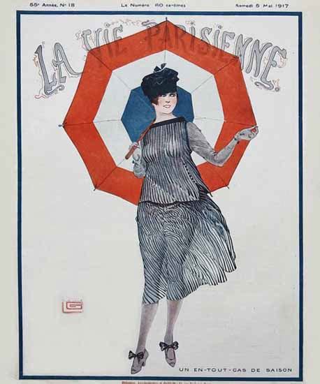 La Vie Parisienne 1917 Un En Tout Cas De Saison Sex Appeal Mad Men Art Vintage Ad Art Collection