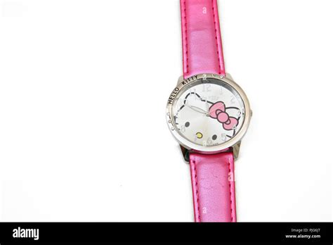 Hello Kitty Watch with a Pink Strap Stock Photo - Alamy