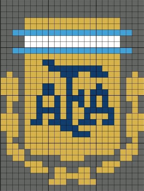 Argentina Logo Pixel Art Pixel Art Disegni Calcio