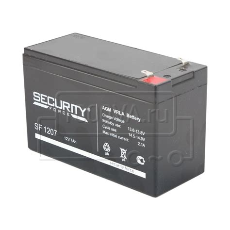 Купить аккумулятор Security Force SF 1207 по выгодной цене - www.1000va.ru