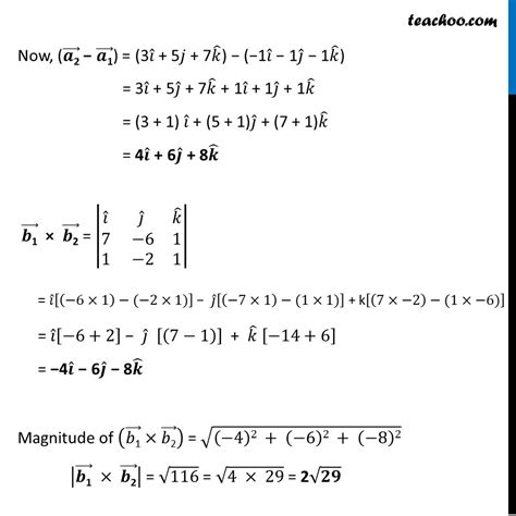 Find Shortest Distance Between Lines D Geometry Vector Cartesian