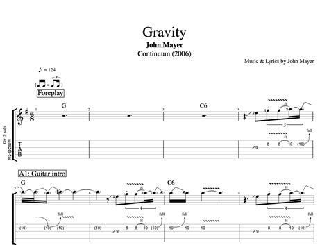 Gravity John Mayer Guitar Bass Vocals Organ Drums