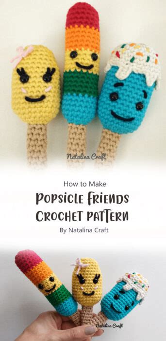 Sweet Popsicle Free Amigurumi Crochet Pattern Ideas Carolinamontoni