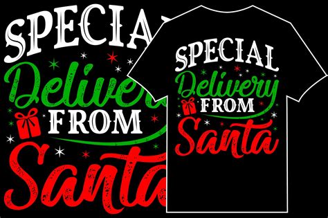 Christmas Typographic T Shirt Vector Graphic By Kamal Hosen · Creative