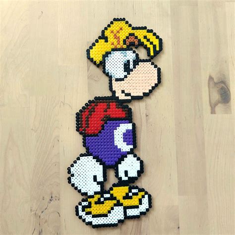 Rayman Pixel Art Perler Wall Decoration - Etsy