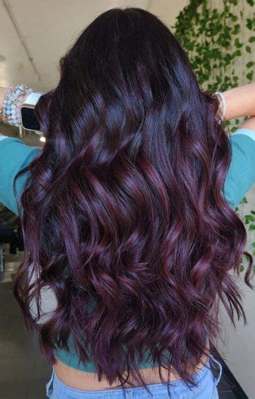 Decadent Chocolate Cherry Hair Colour Ideas Chocolate Cherry Waves