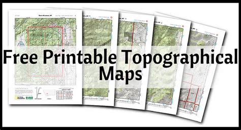 Free Printable Topographical Maps – 1776PatriotUSA.com