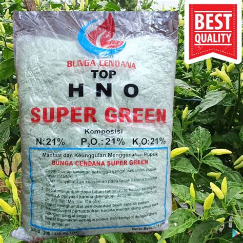 Jual Pupuk Top HNO Super Green Bunga Cendana 2 Kg Shopee Indonesia