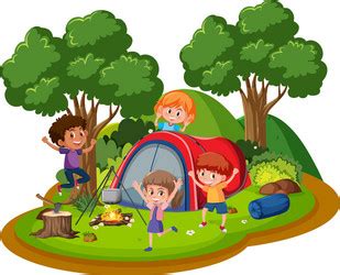 Kids Camping Clipart Vector Images (over 1,000)