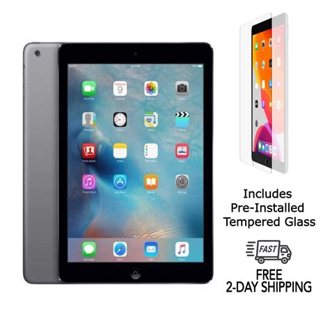 Refurbished Apple iPad Air A1475 (WiFi + Cellular Unlocked) 128GB Space ...