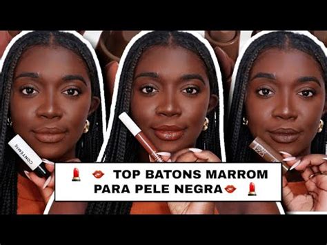 Top Batons Marrom Para Pele Negra Francine Monteiro Youtube