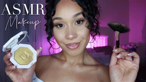 Asmr Doing Your Makeup💜 Comforting You To Sleep Personal Attention