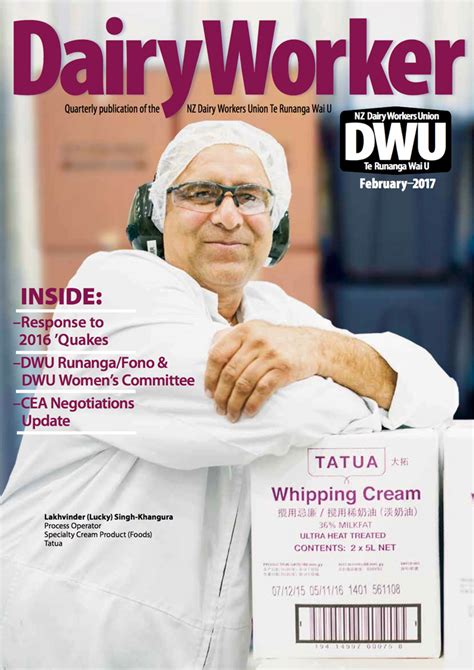 New Zealand Dairy Workers Union DW Magazine February 2017