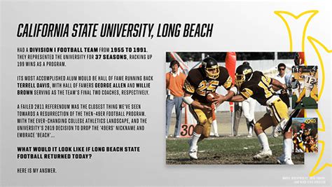 Long Beach State Football Uniform Concept Behance