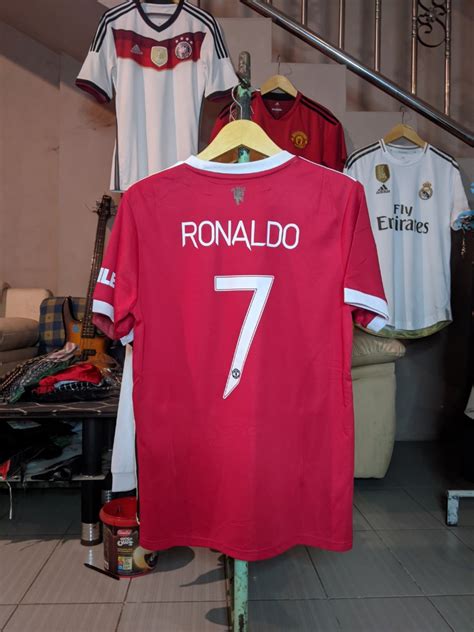 Jersey Ronaldo Manchester United Home 2021 2022 Olah Raga Baju