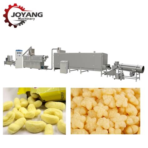 Puffed Corn Snack Food Making Machine China Puff Snacks Making