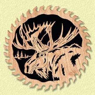 All Other Wildlife Moose Circle Saw Project Pattern Scroll Saw