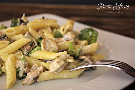 Pasta Alfredo Con Pollo Brocoli Y Champi Ones Recetas De Una Gatita