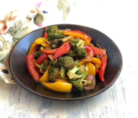 Broccoli Salad Recipe With Roasted Onion Peppers By Archana S Kitchen