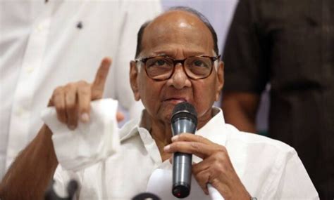 Sharad Pawar शरद पवार यांचे बंडखोरांवर थेट कारवाईचे संकेत