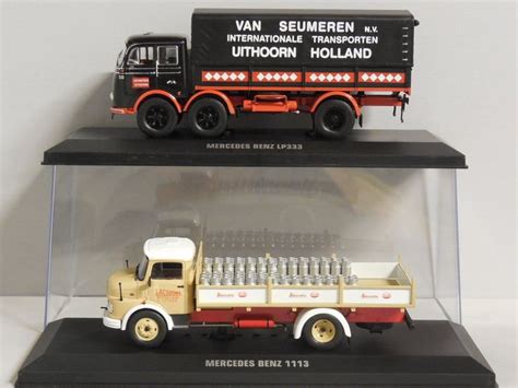 Ixo Models - Scale 1/43 - Lot with 2 Mercedes-Benz truck - Catawiki