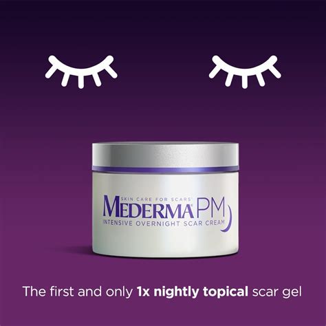 Mederma Pm Intensive Overnight Scar Cream Works With Skins Nighttime