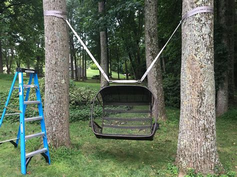 Swing Hanging Kit Between Trees Tree Swing Tree Swings Diy Wood